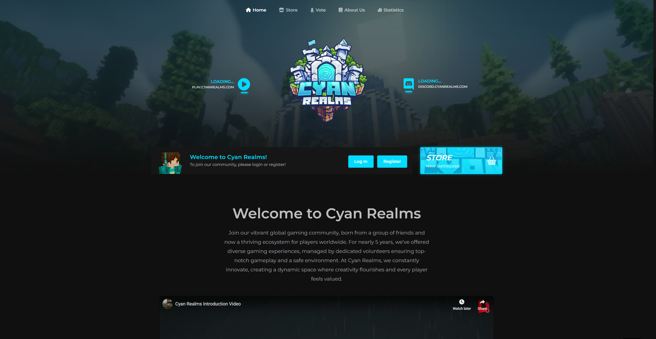 Cyan Realms Official Website